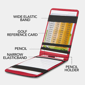 Porte-cartes de score de golf de haute qualité, porte-livret de scores de golf personnalisé, porte-livret de scores de golf en cuir avec crayon - Product Image 3