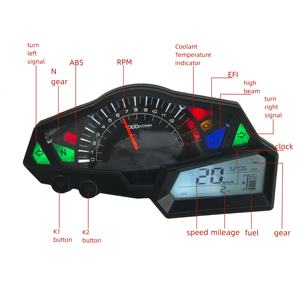 Medidor digital LCD para motocicleta velocímetro digital tacómetro para <span class=keywords><strong>moto</strong></span> para <span class=keywords><strong>Kawasaki</strong></span> <span class=keywords><strong>Ninja</strong></span> <span class=keywords><strong>300</strong></span> Z Z300 4tak - Product Image 2