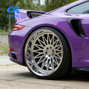 Cerchi in Lega Forgiati Deep Dish per Fuoristrada 20 22 24 Pollici 4x100 5x114.3 6x139.7 Monoblocco Personalizzati Argento Cromato per Pickup SUV - Product Image 1