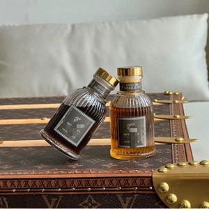 Deodorante per ambienti 100ml riutilizzabile in vetro bottiglia di olio per aromi e profumo rotondo diffusore di Reed con bastoncini diffusore di Reed - Product Image 2