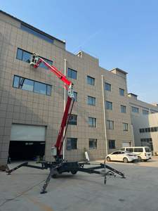 Mini grúa eléctrica telescópica de peso ligero, recogedor de cerezas, plataforma elevadora, remolcable, CE ISO 10 ~ 20m - Product Image 3