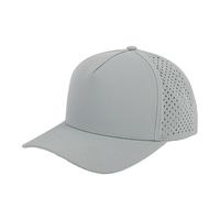 Gorra de Golf de 5 Paneles de Secado Rápido al por Mayor para Hombre y Mujer, Gorra de Malla Impermeable con Visera Plana