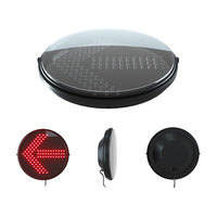 Module de feux stop à flèche rouge AC220V DC12V avec puces LED, signalisation routière verte et jaune 300mm