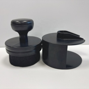 Fabbrica OEM piccola poliammidi spazzola per capelli a forma di timbro per la lucentezza dei pneumatici 63 mm folta in pelle di cuoio - Product Image 2