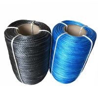 Corda sintetica materiale uhmwpe corda galleggiante leggera intrecciata cava