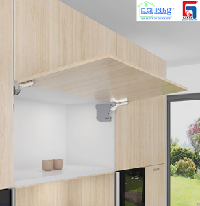 Système de support de porte de placard pliable GOOD en acier avec couvercle, système de levage et d'arrêt libre pour meubles de cuisine - Product Image 4