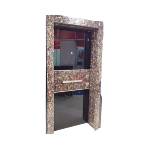 Puerta de acero económica para hoteles y proyectos de vivienda y entradas residenciales - Product Image 1