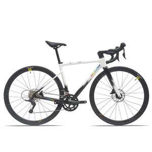 20 Speed Carbon Fiber Road Bike Lightweight Frame Disc Adult Professional Racing Spring Fork Thru-Axle ZXC-257 700C Carbon Fiber - Product Image 1
