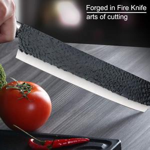 Set de Couteaux de <span class=keywords><strong>Chef</strong></span> Professionnels Lovfe en Acier Inoxydable Forgé de Haute Qualité, 6 Pièces, avec Manches Antidérapants pour Usage Domestique - Product Image 4