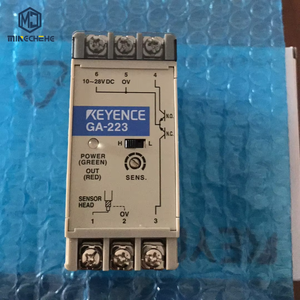 Unidad Amplificadora de Sensor de Vibración KEYENCE GA-223, Serie GA, Tipo DC, Salida NPN, Frecuencia de Respuesta 100Hz-8kHz, GA 223 - Product Image 1