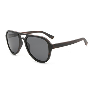 Gafas de Sol de Aviador Cuadradas de Acetato de Lujo 2026, <span class=keywords><strong>Color</strong></span> Carey, con Lentes de Nailon, Lentes Verdes TAC Polarizadas - Product Image 1