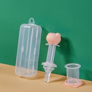 Alimentador de medicamentos para bebés, <span class=keywords><strong>dispositivo</strong></span> antiasfixia, alimentación de agua, cabezal suave con gotero de silicona graduado - Product Image 4