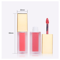 Vente en gros, gloss à lèvres rose populaire, imperméable, huile aromatique pour rouge à lèvres