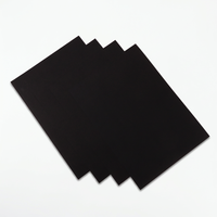 Carton coloré A4 180g en gros, 50x70cm, carton noir pur pour le dessin des enfants