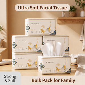Mouchoirs en papier en gros, ultra doux, gaufrés, 2, 3, 4, 5 plis, standard, en pâte vierge, imprimés, pour <span class=keywords><strong>voyage</strong></span> - Product Image 2