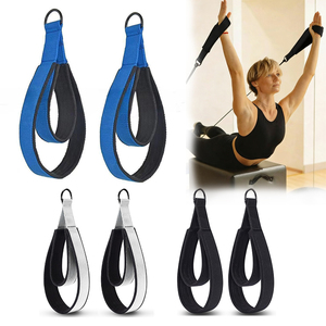 Sangles de yoga écologiques antidérapantes et durables avec boucles élastiques pour le <span class=keywords><strong>fitness</strong></span>, le Pilates et la musculation - Product Image 1
