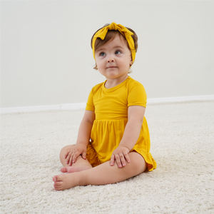 Combinaisons pour bébé fille, personnalisation de la marque privée, robe d'été pour tout-petits, pyjamas en bambou biologique, combinaison de nuit pour bébé, vêtements pour bébé - Product Image 2