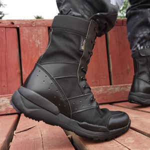 รองเท้าฝึกซ้อม HKSF TSB1102 รุ่นซัมเมอร์ ระบายอากาศได้ดี น้ำหนักเบา พื้นรองเท้า EVA สีกากี - Product Image 4