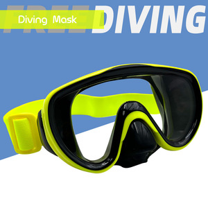 <b>Liquid</b> <b>Silicone</b> Diving Mask Tempered Glass One Window Adult Snorkeling Water Sports - Product Image 2