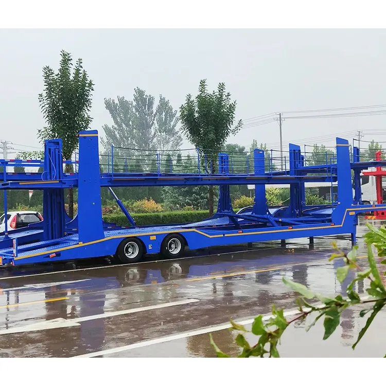 Heavy Duty 2 Axle Car Carrier Hauler Trailers Transport Vehicle Manufacturers Car Carrier Trailer