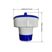 Distributeur de produits chimiques de 7 pouces pour comprimés de 3 pouces