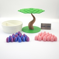 Impression 3D Bonsaï Jeu d'équilibrage Jouet Montessori Unique Activité Familiale Amusante Jeu Éducatif STEM Arbres d'équilibre de haute qualité