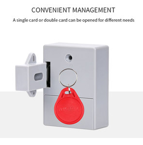 カード付きボックス用ドア電子スクリューチューブNFCカード隠しQRコードスキャナー収納ロックアンチロックロッカー配送システム - Product Image 5