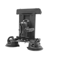 Tête sphérique à Rotation 360, support d'aspiration à Triple tasse solide avec support de tablette 260x160x30mm