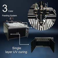 Machine d'imprimante 3d automatique de nivellement de grand format 1200*1200*100mm Enseigne de lettre 3d Impresora Machine de durcissement UV Enseigne LED 3d
