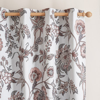 Paire de panneaux de rideaux de fenêtre à imprimé floral Collection Country Farmhouse Window Profitez du confort de votre maison, de votre salon ou de votre chambre