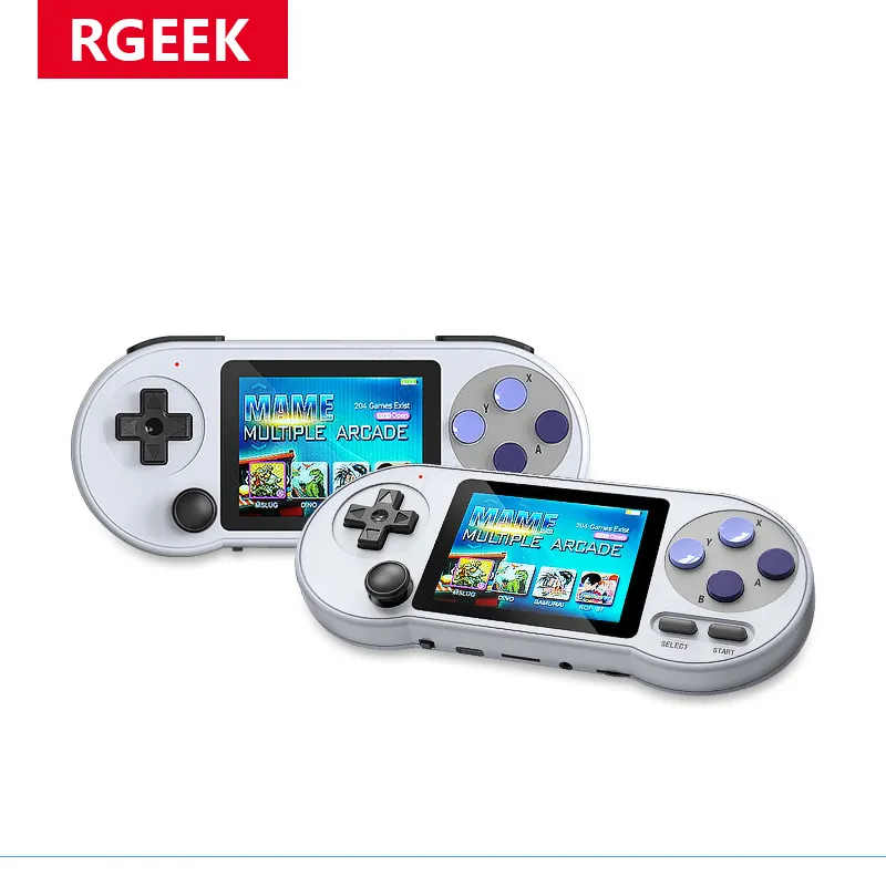 RGEEK 3 인치 IPS 핸드 헬드 게임 콘솔 플레이어 미니 휴대용 게임 콘솔 내장 6000 레트로 게임 지원 AV 출력