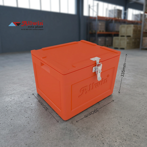 35L Roto Molded Cooler <b>Box</b> Plastic Insulated Ice Chest <b>Lockable</b> Lid Custom Color for Fishing Food <b>Storage</b> - Product Image 3