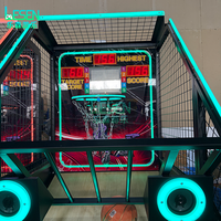 Machine de tir au basket-ball d'arcade commerciale, à monnayeur, jeu d'amusement sportif d'intérieur