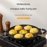 Nouvelle Poêle à Œufs et Boulettes de Poulpe Jetable, Moule en Aluminium Antiadhésif Non Revêtu pour Friture Profonde, Dumplings et Pâtisseries