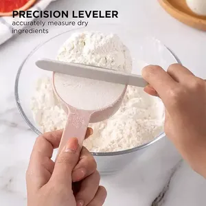 10-mảnh tùy chỉnh phong cách PP màu nhựa đo ly và thìa đặt cho các công cụ đo lường - Product Image 3