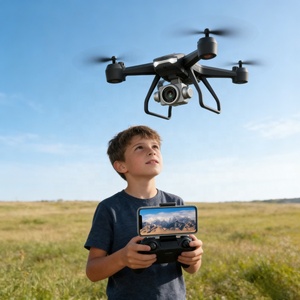 WGNRC V14 Quadricottero RC Professionale, Giocattolo con Controllo WiFi a 4 Assi, Quadricottero Pieghevole con Doppia Fotocamera e Mantenimento dell'Altitudine - Product Image 5