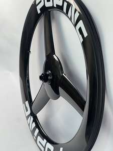 Ruota a Tre Razze in Fibra di Carbonio per Ciclismo su Cronometro - Product Image 3