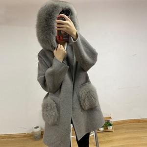 <strong>Winter</strong> Cashmere <strong>Coat</strong> <strong>for</strong> <strong>Women</strong> Wool Soft fox Fur Overcoat <strong>Cheap</strong> Price Fur Fashion Lady Pullover <strong>Coat</strong> - Product Image 6