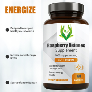 OEM Wholesale Raspberry Ketones Capsules Boosts Energy Levels <b>Supplement</b> Support Weight Management Capsules - Product Image 5