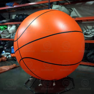 Globos de helio voladores, pelotas de baloncesto inflables, pelotas de fútbol, pelotas publicitarias gigantes, pelota de Rugby para decoraciones festivas - Product Image 2