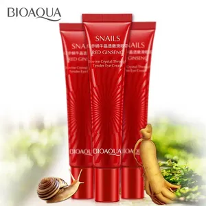 OEM BIOAQUA marque privée élimination des poches de soins de la peau crème hydratante nourrissante pour les yeux <span class=keywords><strong>anti</strong></span>-<span class=keywords><strong>rides</strong></span> au ginseng rouge <span class=keywords><strong>et</strong></span> aux escargots - Product Image 1
