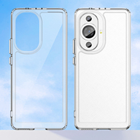 Étui de téléphone antichoc de luxe étui mobile pliant en acrylique dur transparent pour Huawei Nova 11 Nova 11 Pro Ultra
