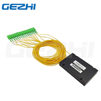 Harga pabrik penurun rendah 1x16 kotak ABS Fiber PLC Splitter untuk Lan nirkabel