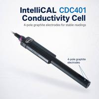 Analyseur de conductivité/TDS portable HQ1140, kit d'électrodes en graphite à 4 pôles CDC401 monocanal