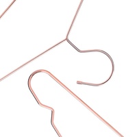 Cintres à fil chromé en or Rose, épaisseur de 4.0mm, fournitures de fabrication d'usine