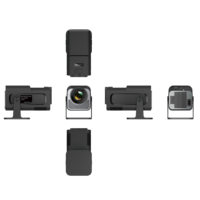 Projecteur portable HY320 Mini 720P, économique, haute qualité, 200 lumens, écran LCD, 180 degrés, rotation libre, Android 11, mise au point manuelle