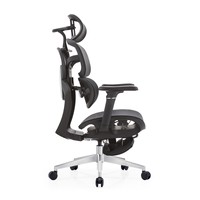 Chaise de bureau exécutive ergonomique moderne avec assise en maille respirante et matériau en nylon pour la maison, le bureau et la chambre à coucher
