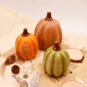 2024 new design Harvest festival ceramic decoration pumpkin shape decoration other home decor