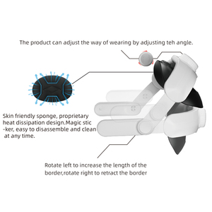 อุปกรณ์สวมศีรษะแบบปรับได้หลายมุมสำหรับแถบคาดศีรษะแบบ Quest3โลหะสำหรับ Oculus3 - Product Image 5