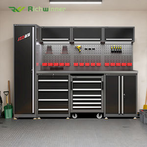 Armoire à outils de <span class=keywords><strong>garage</strong></span> robuste RW, établi métallique, armoires de rangement pour <span class=keywords><strong>garage</strong></span>, chariot à outils avec roues, OEM - Product Image 1